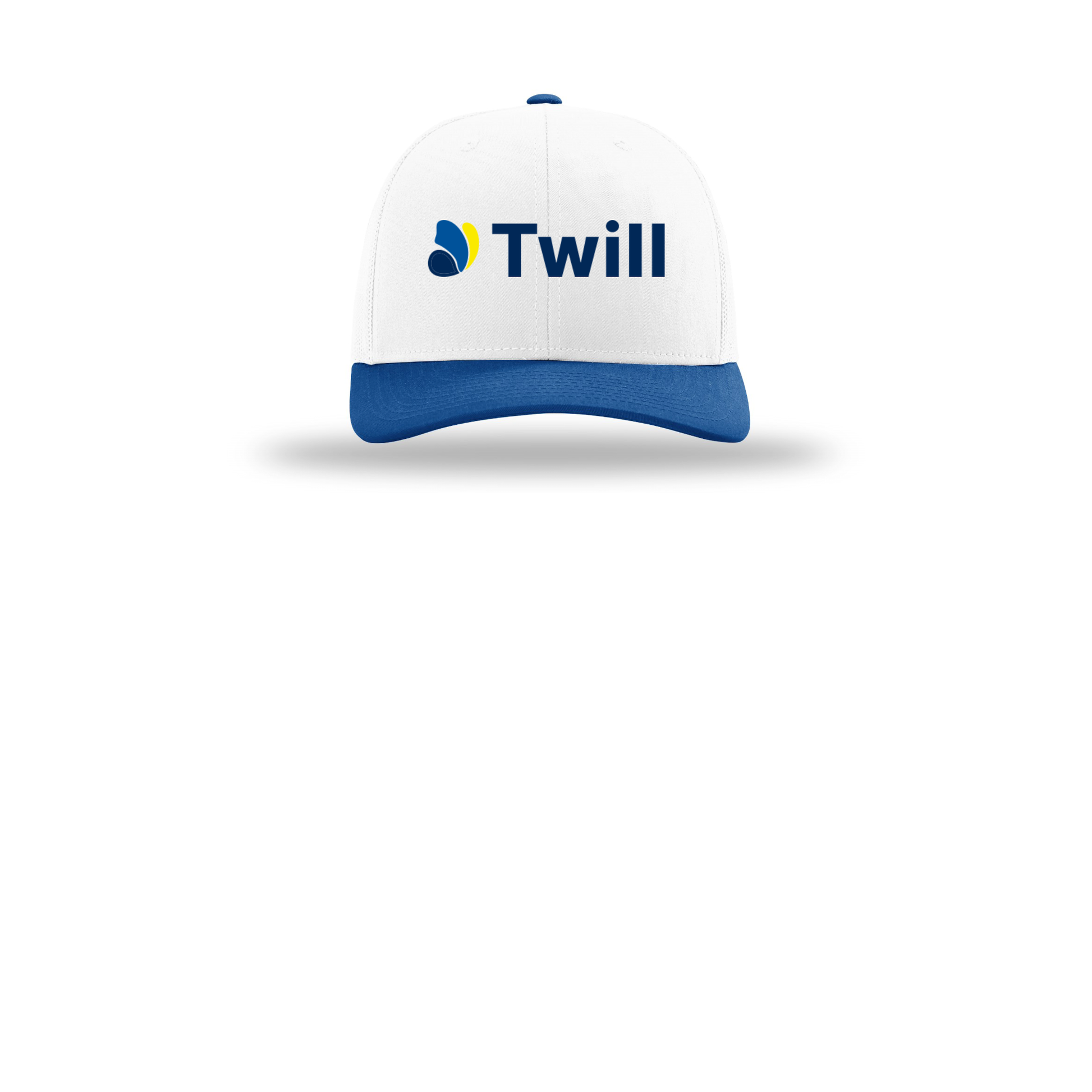withtwill-richardson-trucker-cap-embroidery-capfront-R112-whitewhiteroyal-flat-front