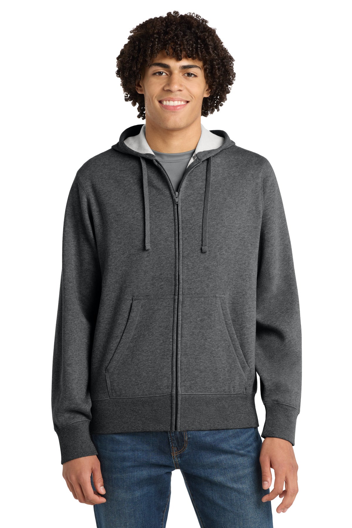 Sport-Tek® Full-Zip Hooded Sweatshirt. ST258