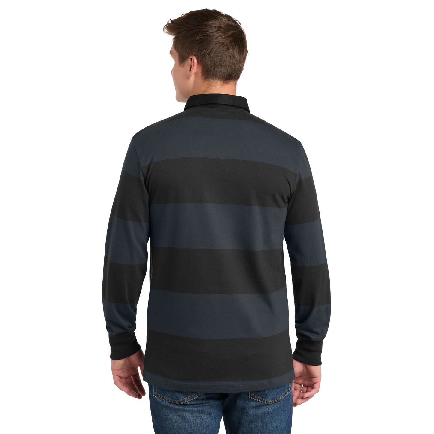 Sport-Tek® Classic Long Sleeve Rugby Polo