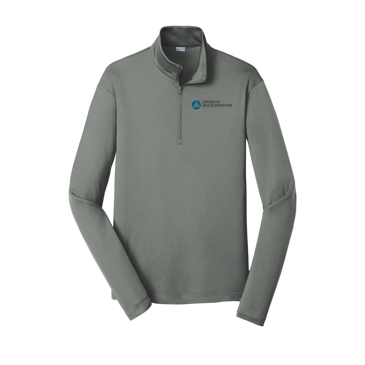 growthaccelerationpartners-lightweight-quarter-zip-dtf-leftchest-ST357-greyconcrete-flat-front
