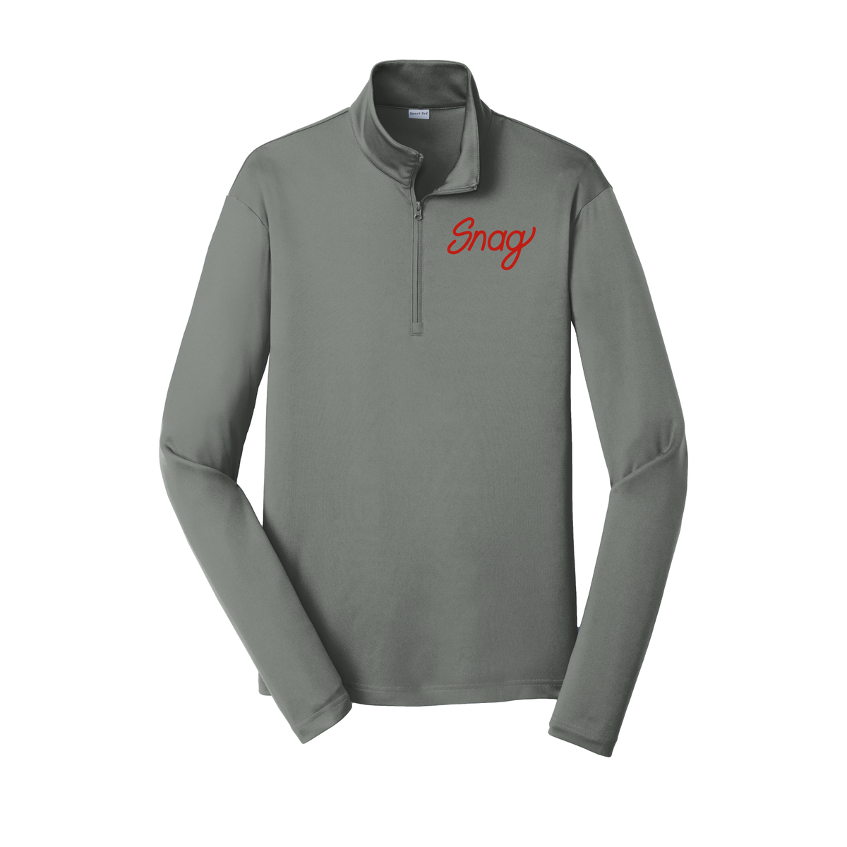 snagdelivery-lightweight-quarter-zip-dtf-leftchest-ST357-greyconcrete-flat-front