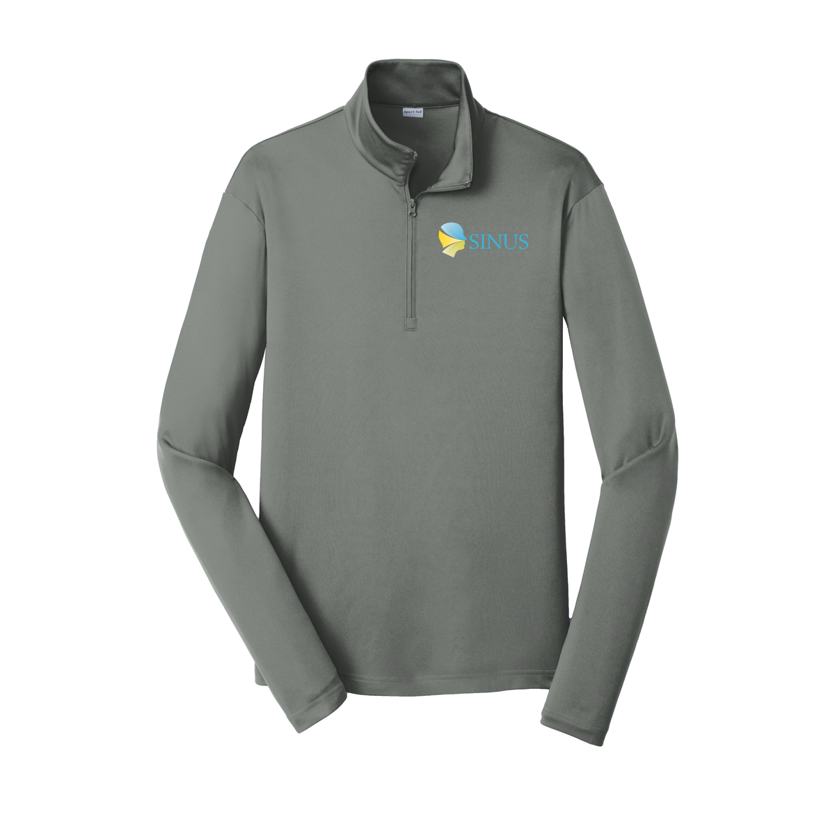 americansinus-lightweight-quarter-zip-dtf-leftchest-ST357-greyconcrete-flat-front