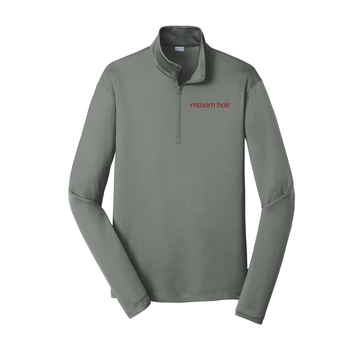 maximhairrestoration-lightweight-quarter-zip-dtf-leftchest-ST357-greyconcrete-flat-front