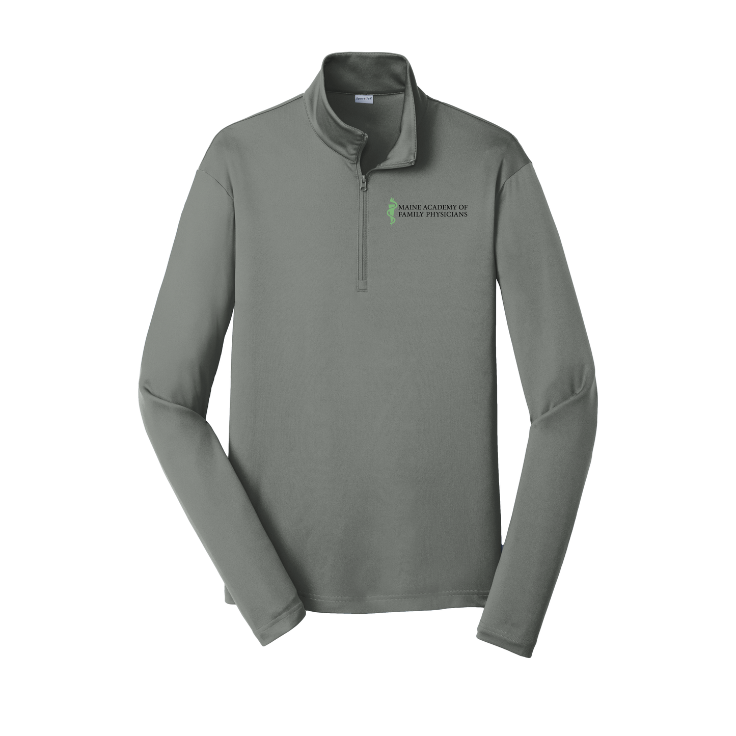 maineafp-lightweight-quarter-zip-dtf-leftchest-ST357-greyconcrete-flat-front