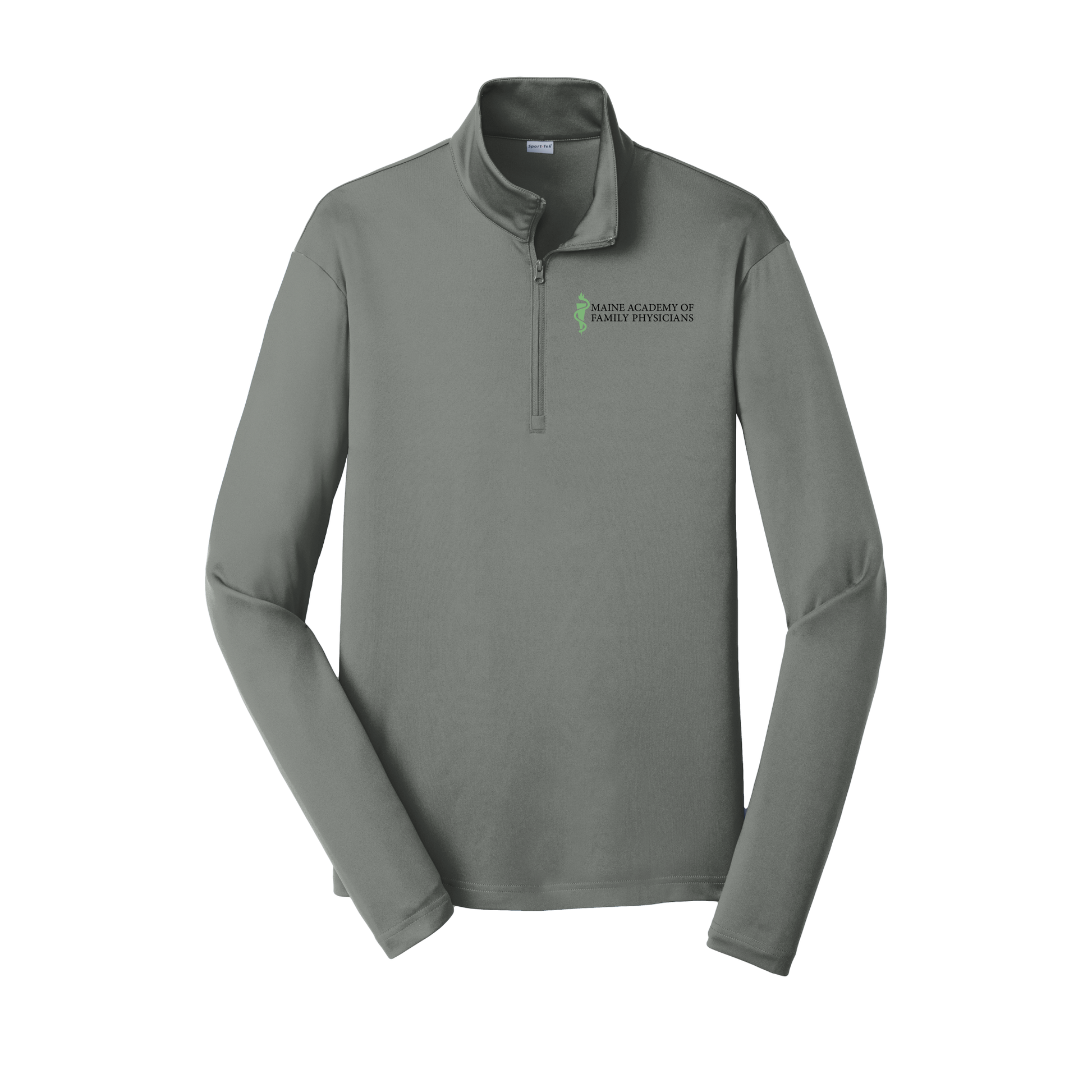 maineafp-lightweight-quarter-zip-dtf-leftchest-ST357-greyconcrete-flat-front