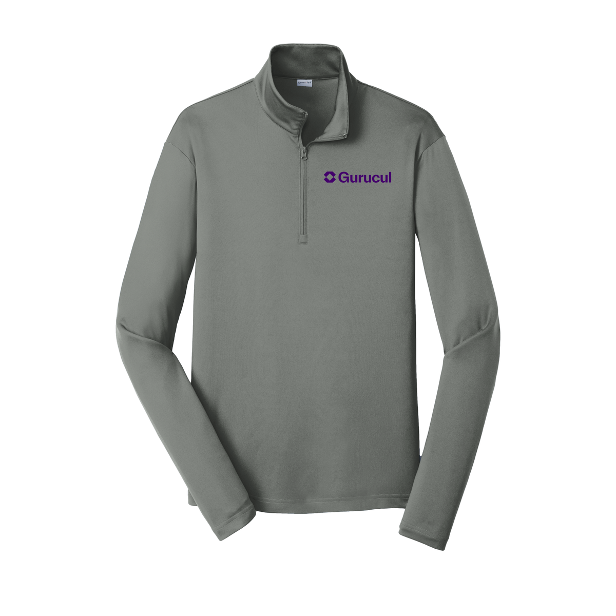 gurucul-lightweight-quarter-zip-dtf-leftchest-ST357-greyconcrete-flat-front