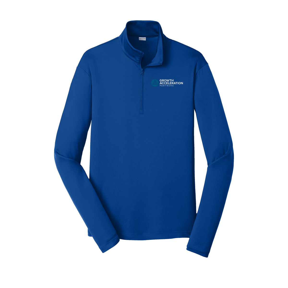 growthaccelerationpartners-lightweight-quarter-zip-dtf-leftchest-ST357-trueroyal-flat-front