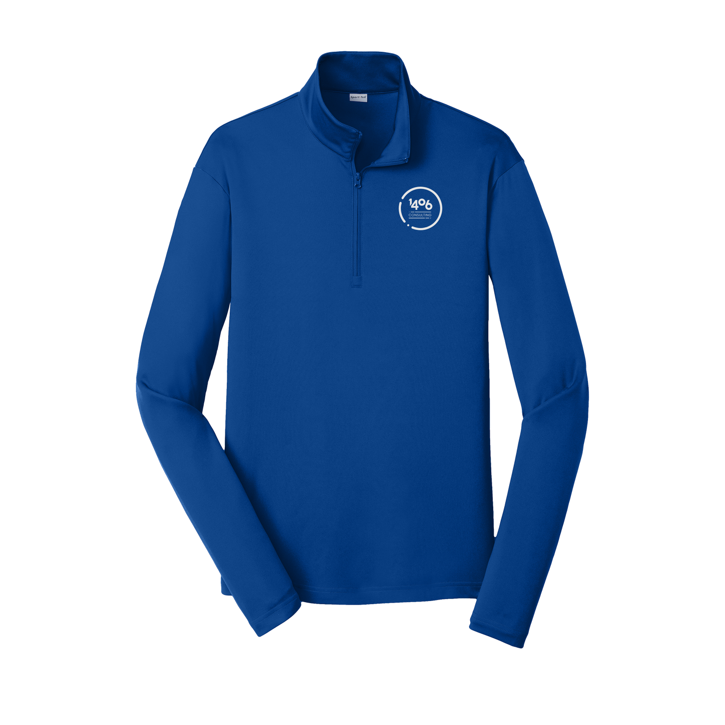 1406consulting-lightweight-quarter-zip-dtf-leftchest-ST357-trueroyal-flat-front