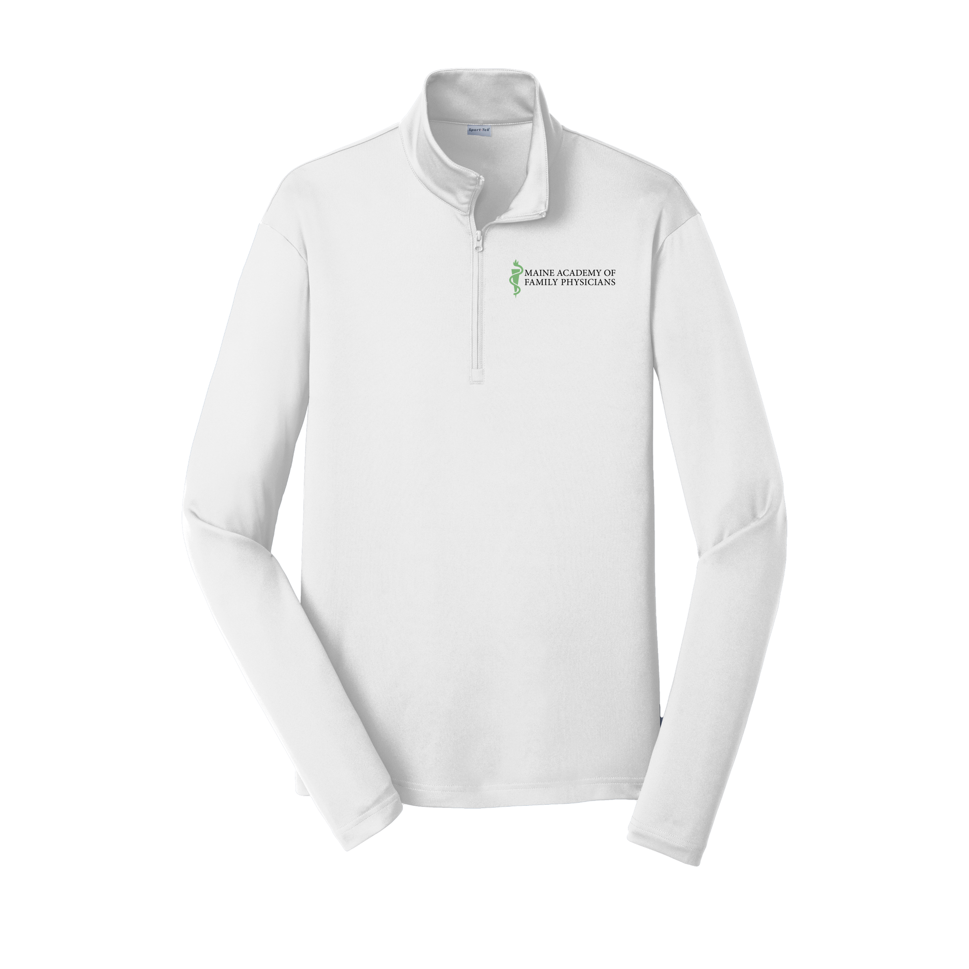 maineafp-lightweight-quarter-zip-dtf-leftchest-ST357-white-flat-front
