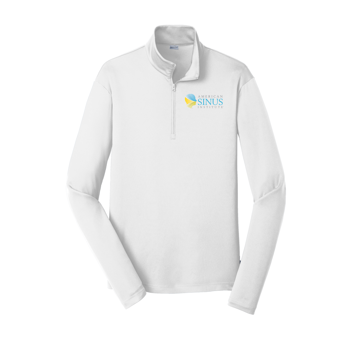 americansinus-lightweight-quarter-zip-dtf-leftchest-ST357-white-flat-front