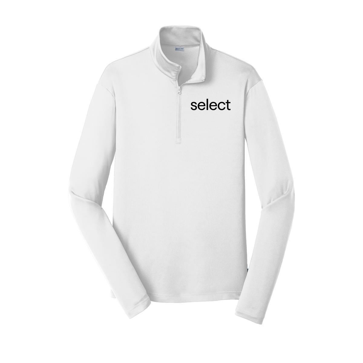 meetselect-lightweight-quarter-zip-dtf-leftchest-ST357-white-flat-front