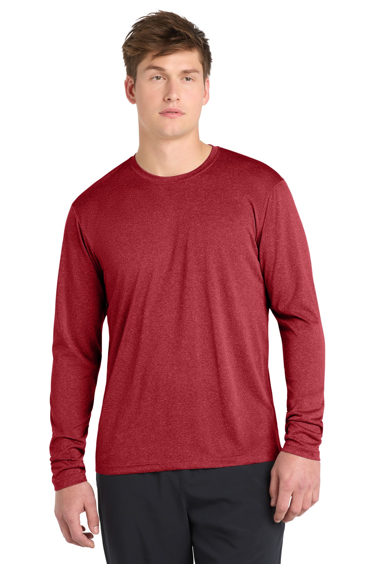 Sport-Tek® Long Sleeve Heather Contender™ Tee. ST360LS