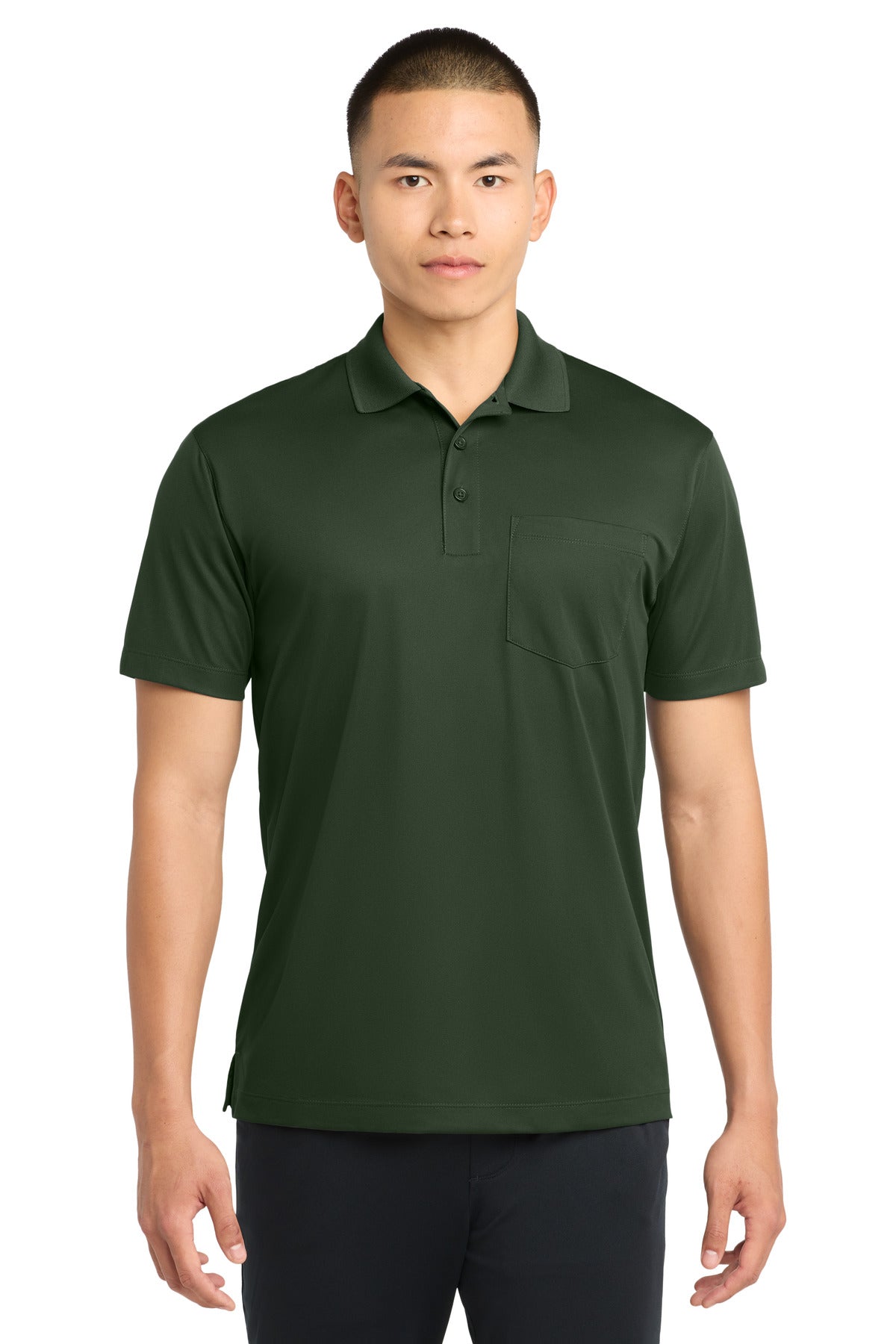 Sport-Tek® Micropique Sport-Wick® Pocket Polo. ST651