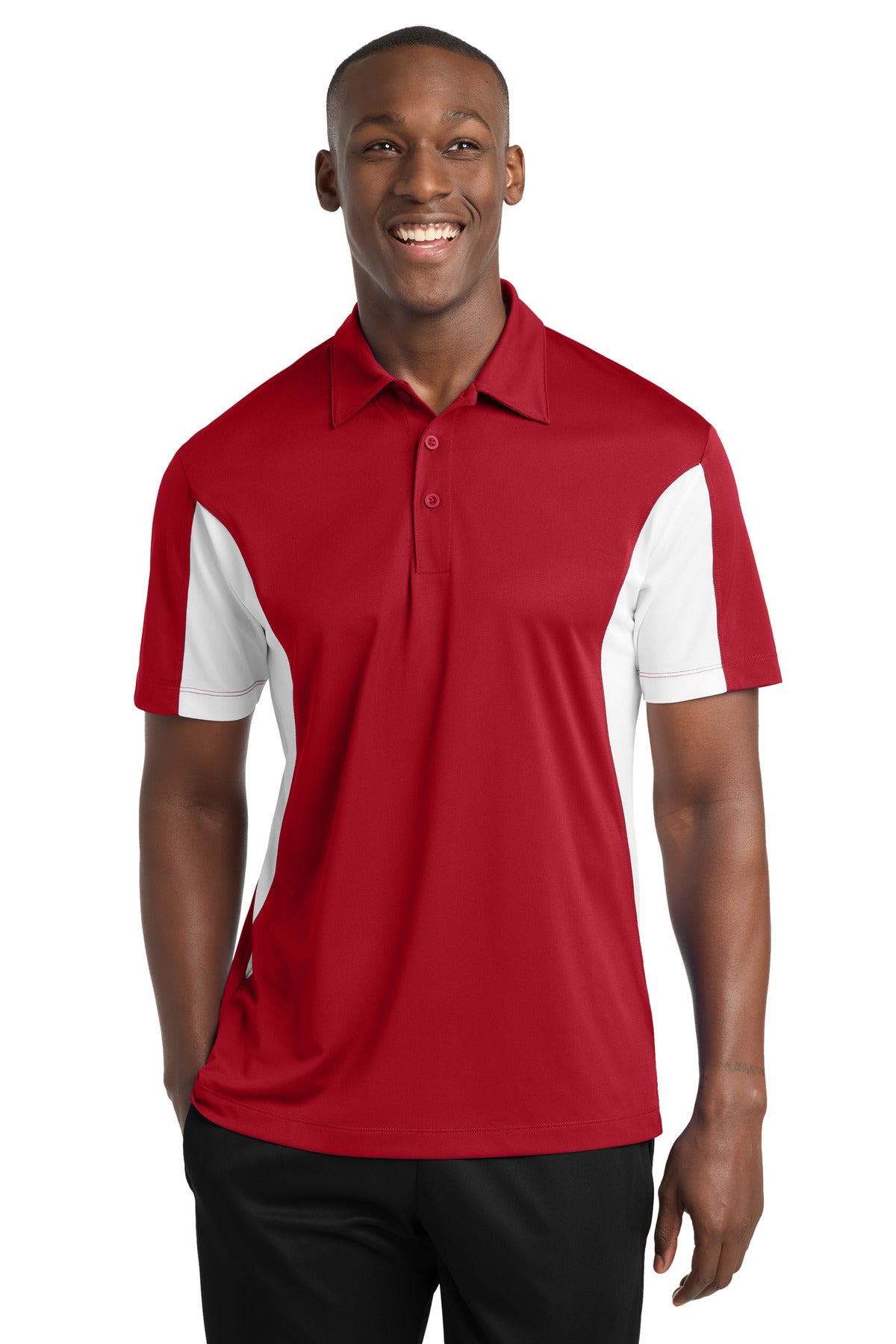 Sport-Tek® Side Blocked Micropique Sport-Wick® Polo. ST655