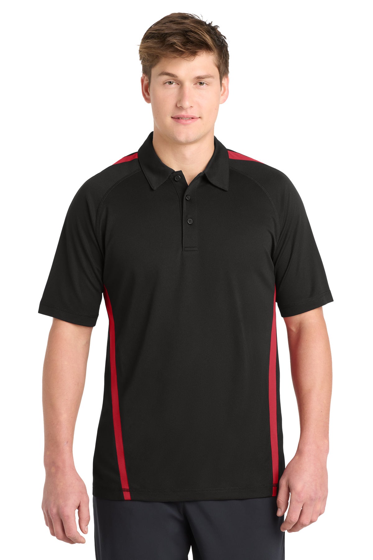 Sport-Tek® PosiCharge® Micro-Mesh Colorblock Polo. ST685