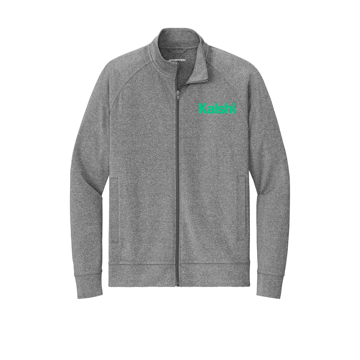 kalshi-sport-tek-mens-cadet-jacket-embroidery-leftchest-ST857-charcoalgreyheather-flat-front