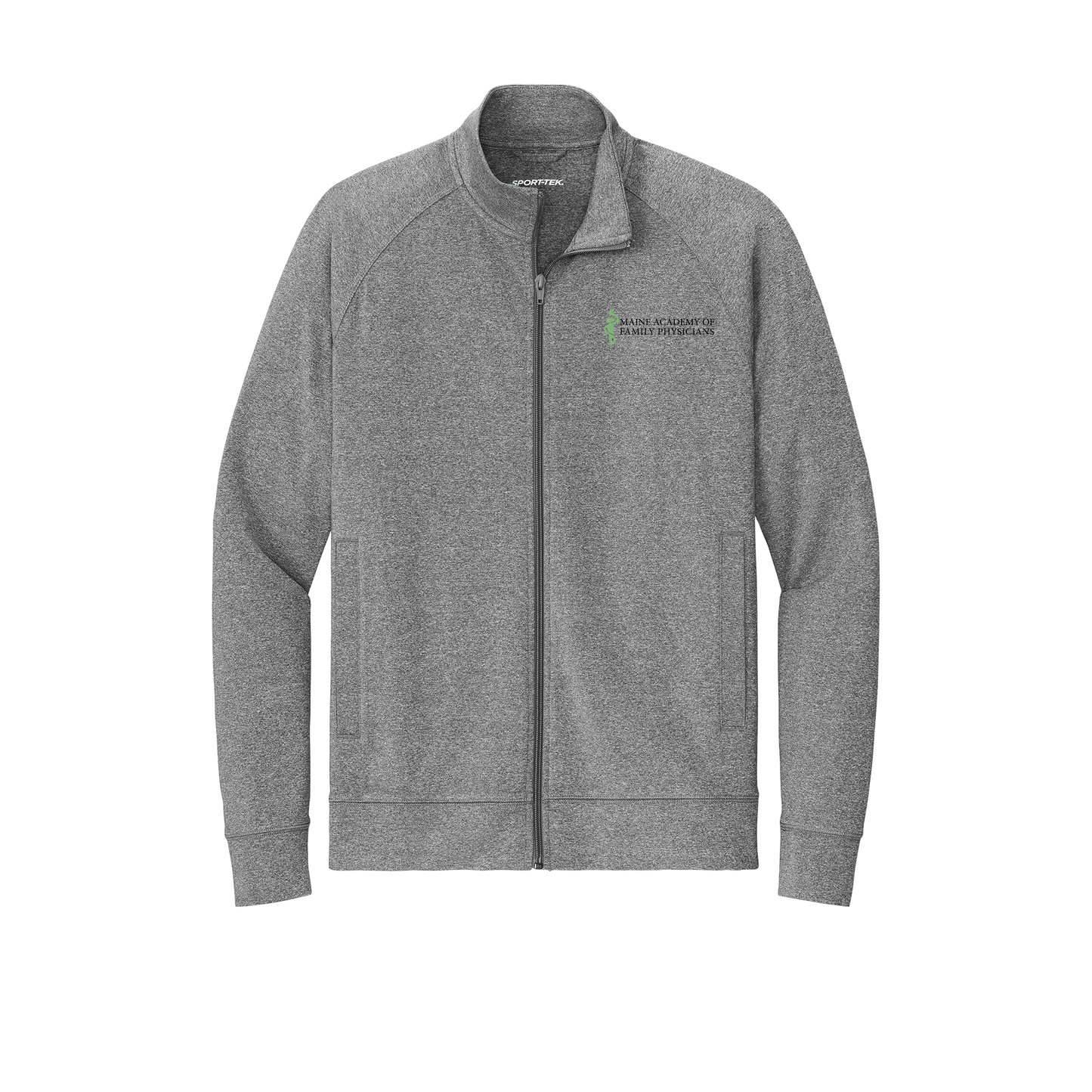 maineafp-sport-tek-mens-cadet-jacket-embroidery-leftchest-ST857-charcoalgreyheather-flat-front
