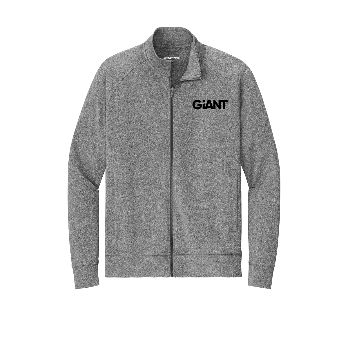 giantworldwide-sport-tek-mens-cadet-jacket-embroidery-leftchest-ST857-charcoalgreyheather-flat-front