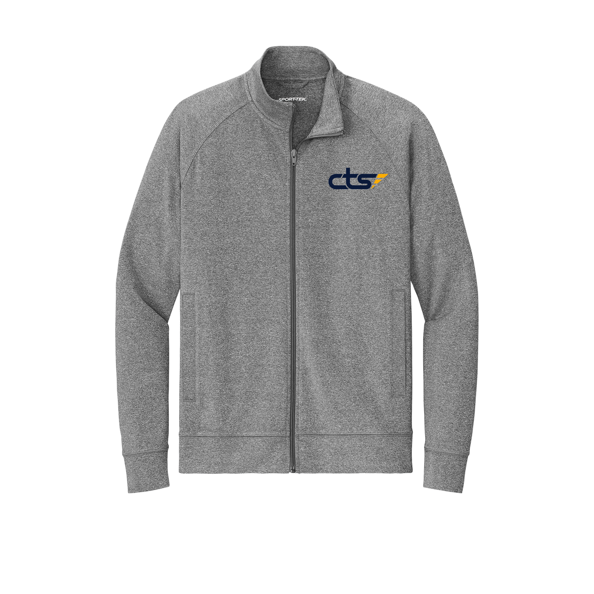 cts1-sport-tek-mens-cadet-jacket-embroidery-leftchest-ST857-charcoalgreyheather-flat-front