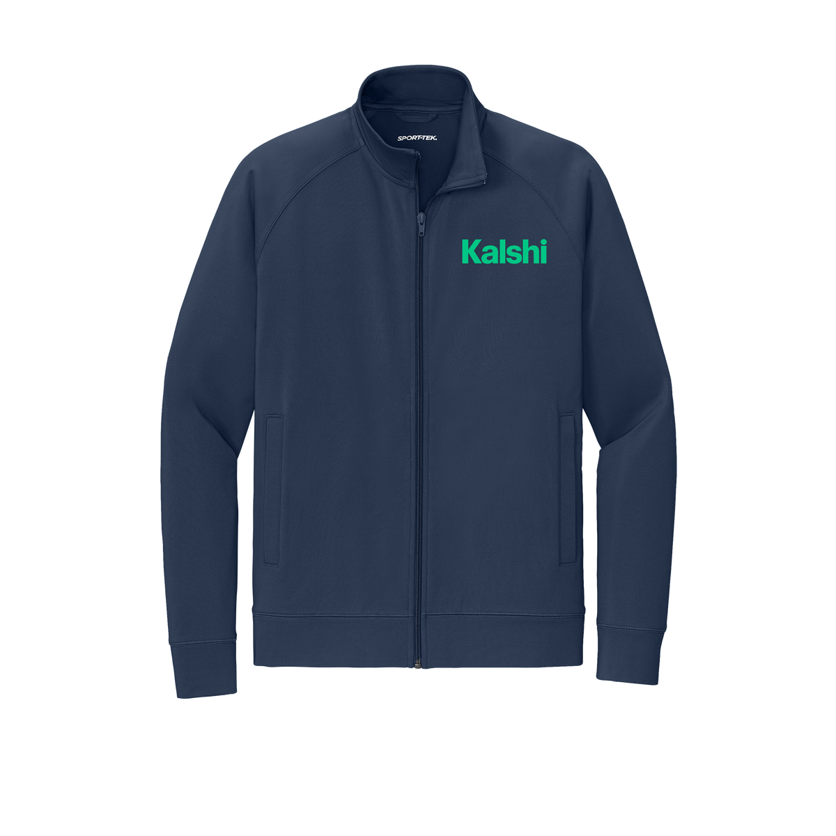 kalshi-sport-tek-mens-cadet-jacket-embroidery-leftchest-ST857-truenavy-flat-front
