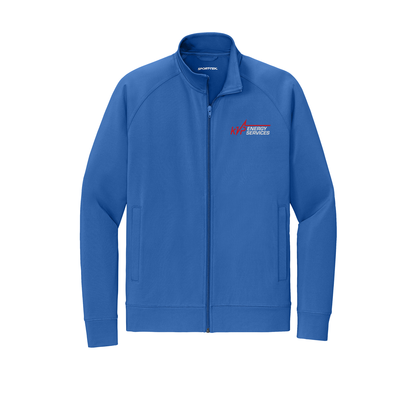 kvpenergy-sport-tek-mens-cadet-jacket-embroidery-leftchest-ST857-trueroyal-flat-front