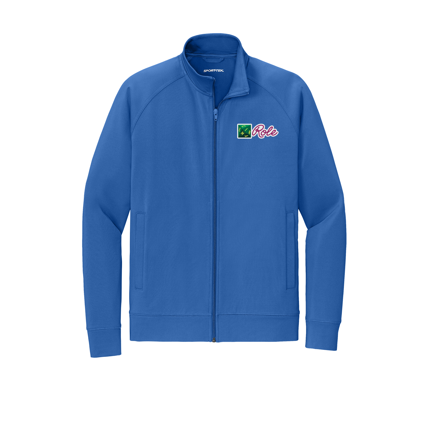 cinemarole-sport-tek-mens-cadet-jacket-embroidery-leftchest-ST857-trueroyal-flat-front
