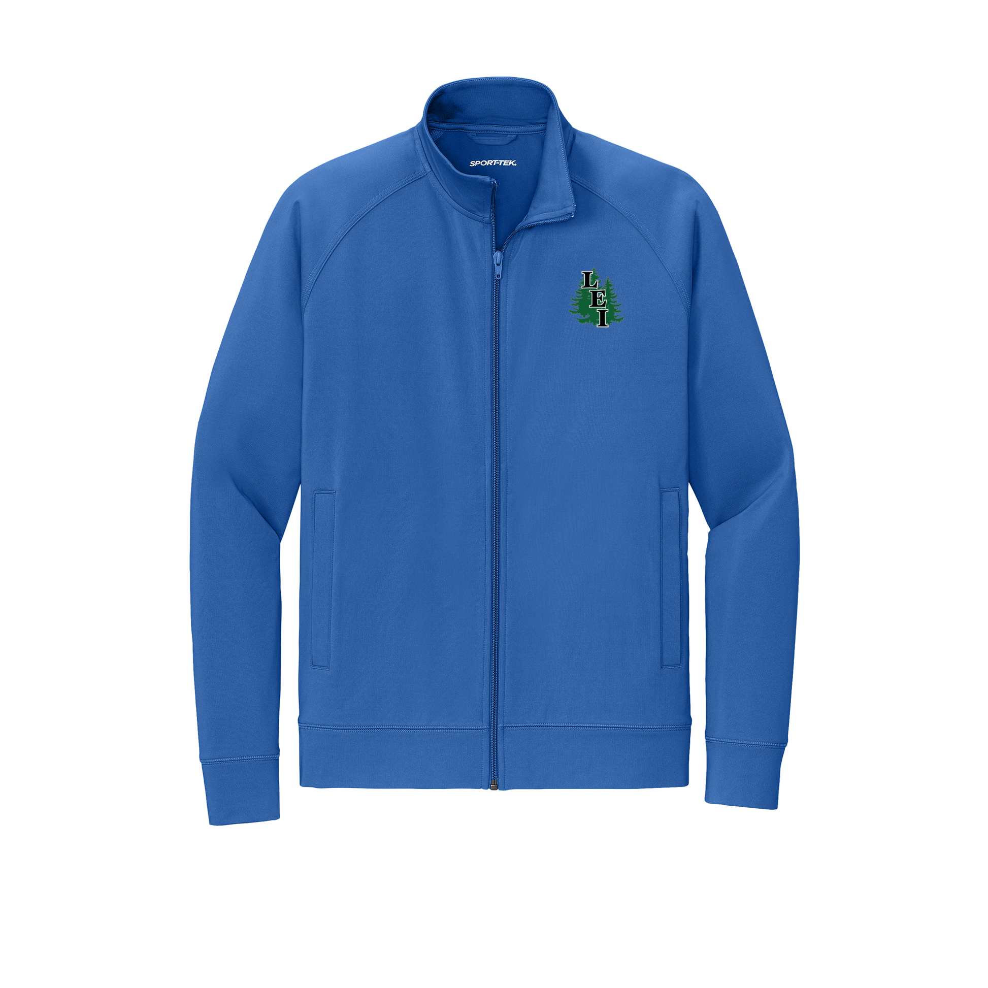 leisite-sport-tek-mens-cadet-jacket-embroidery-leftchest-ST857-trueroyal-flat-front