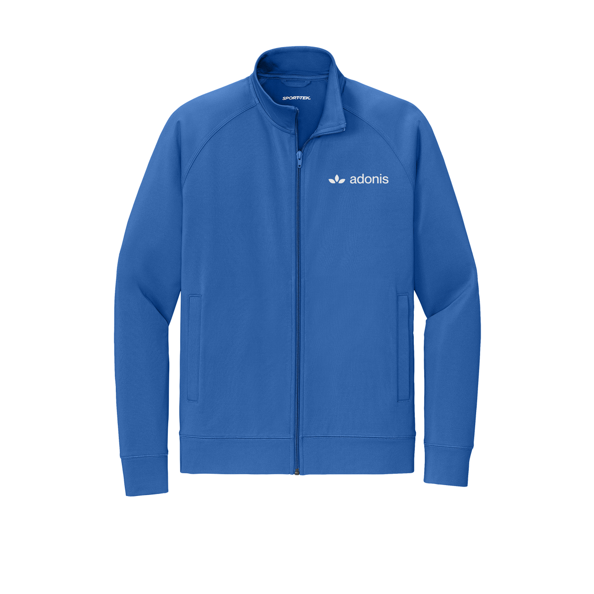 adonis-sport-tek-mens-cadet-jacket-embroidery-leftchest-ST857-trueroyal-flat-front