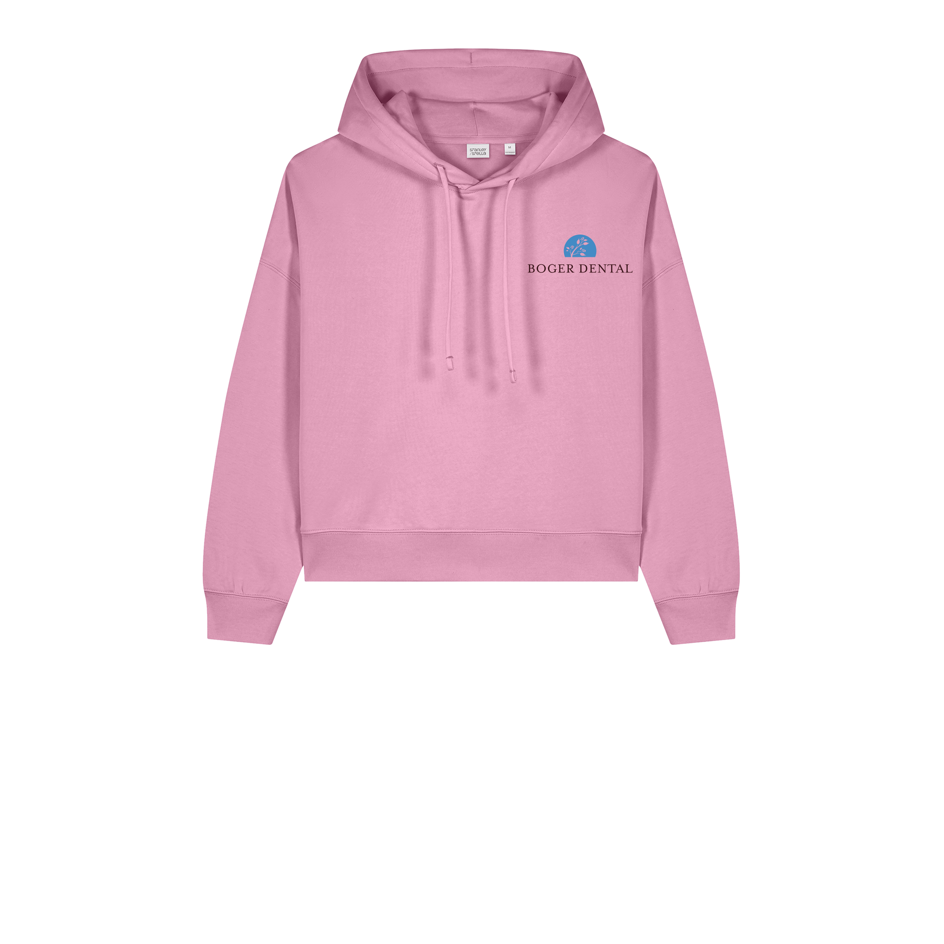 boger-dental-womens-organic-mid-weight-hoodie-embroidery-leftchest-SXW035-bubblepink-flat-front