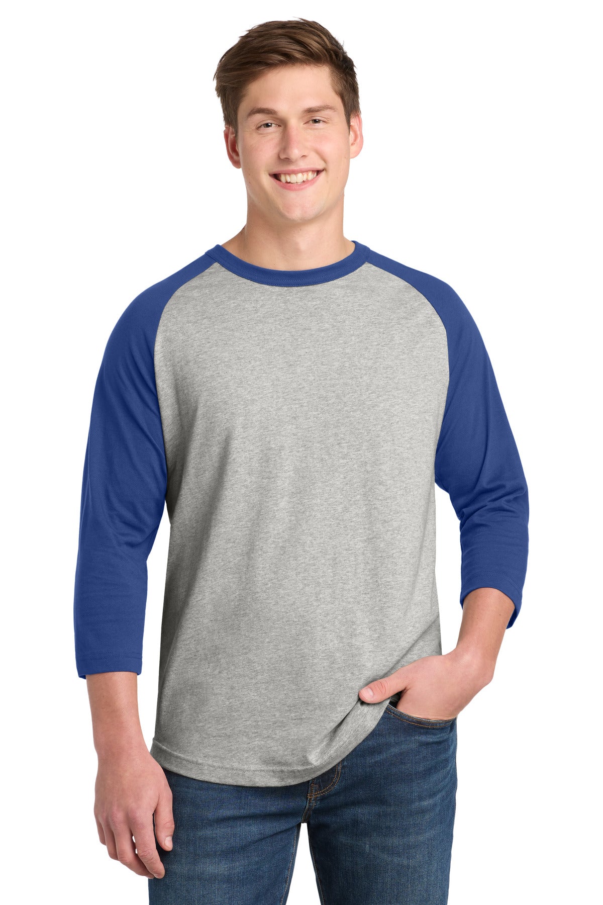 Sport-Tek® Colorblock Raglan Jersey.  T200