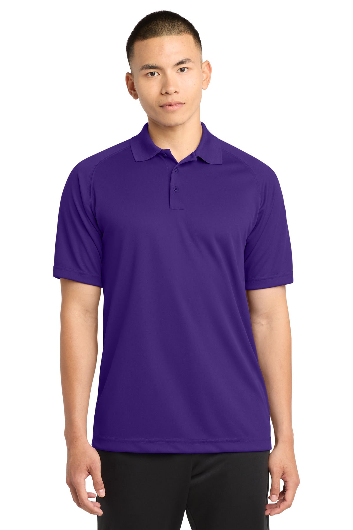 Sport-Tek® Dry Zone® Raglan Polo. T475
