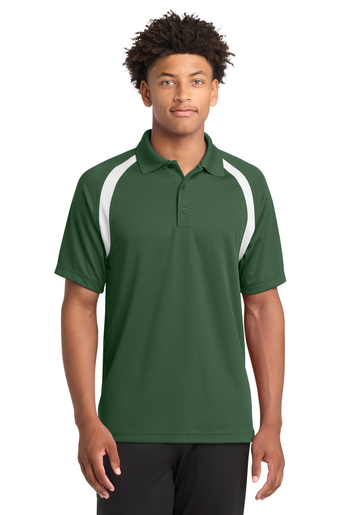 Sport-Tek® Dry Zone® Colorblock Raglan Polo. T476