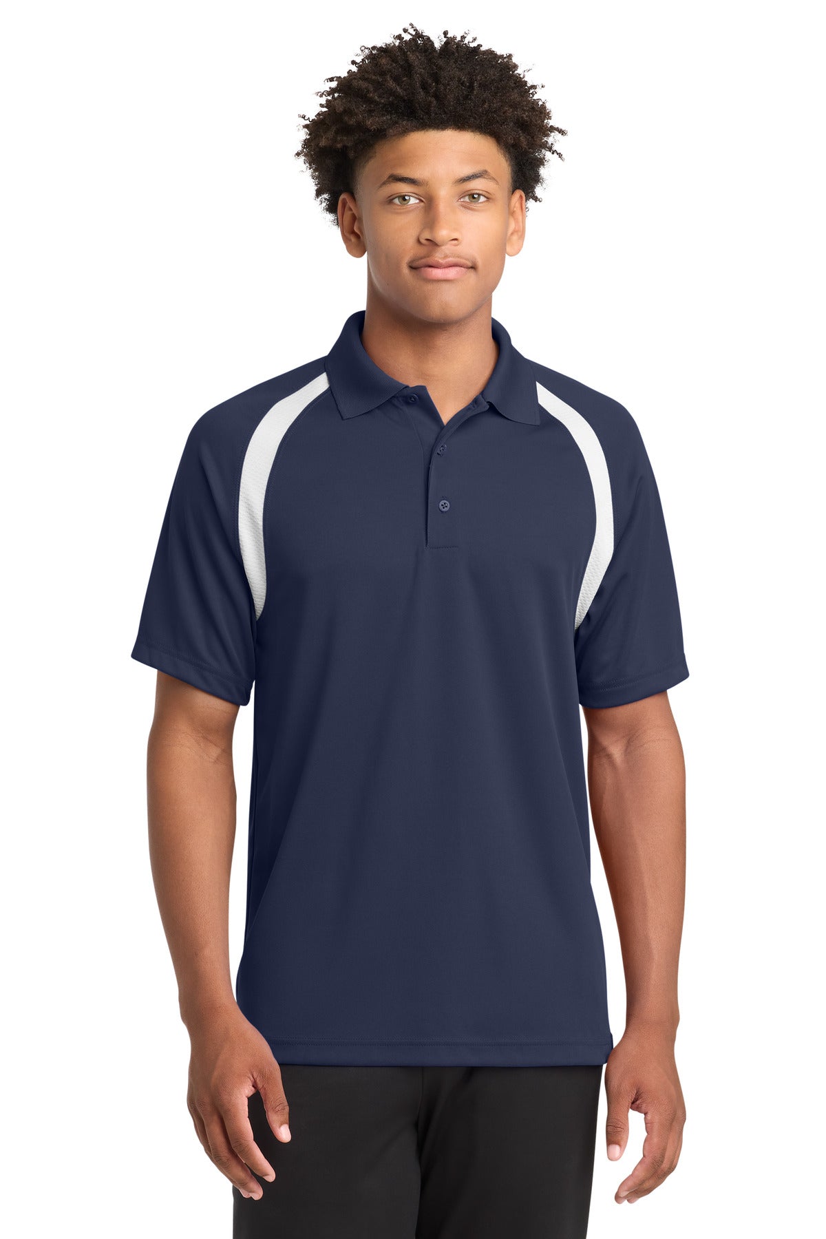 Sport-Tek® Dry Zone® Colorblock Raglan Polo. T476
