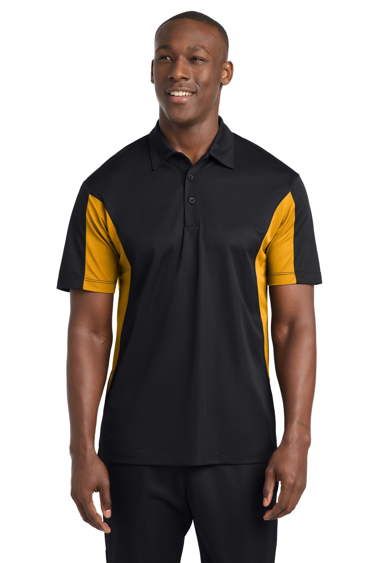 Sport-Tek® Tall Side Blocked Micropique Sport-Wick® Polo. TST655