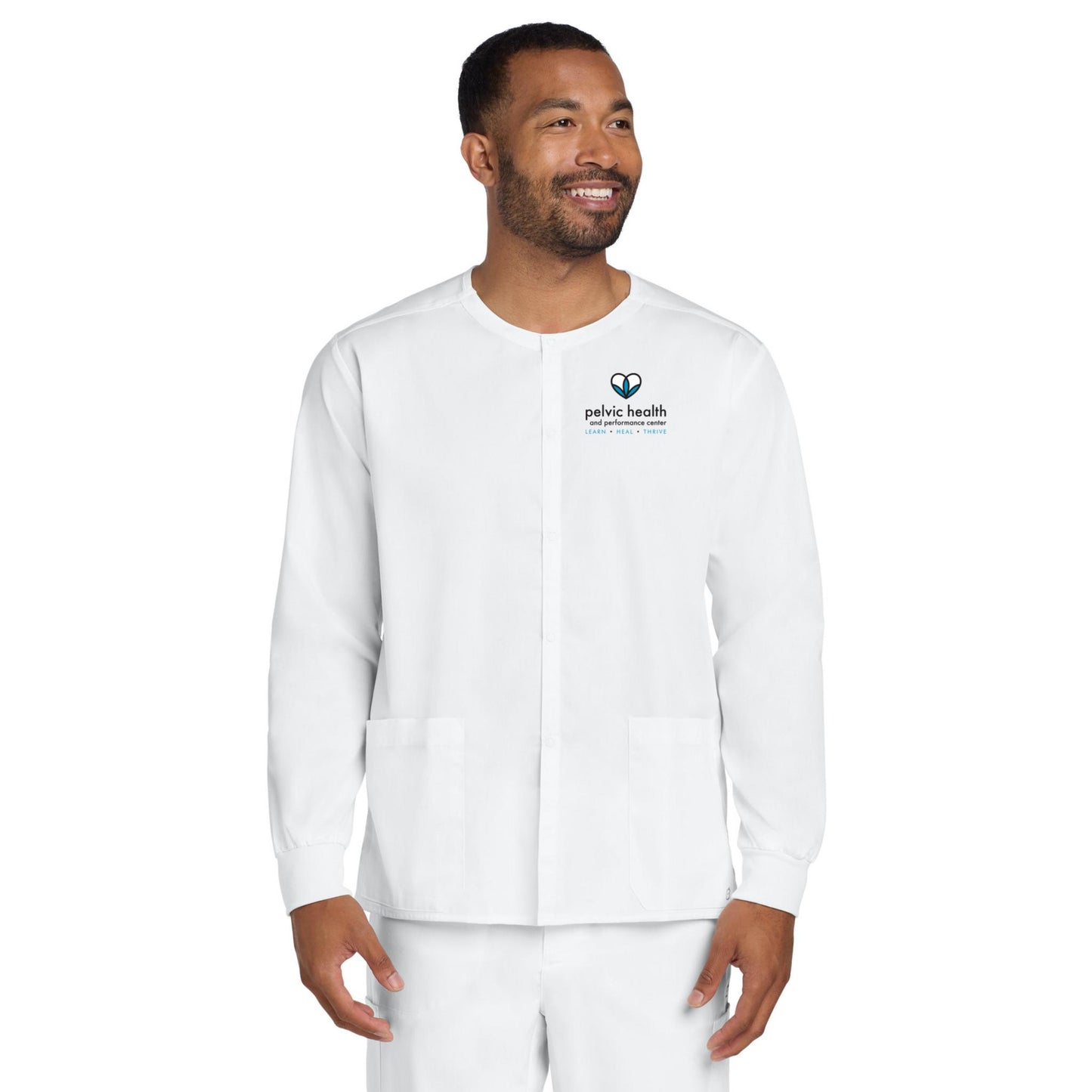 Wink® Unisex WorkFlex Snap-Front Scrub Jacket