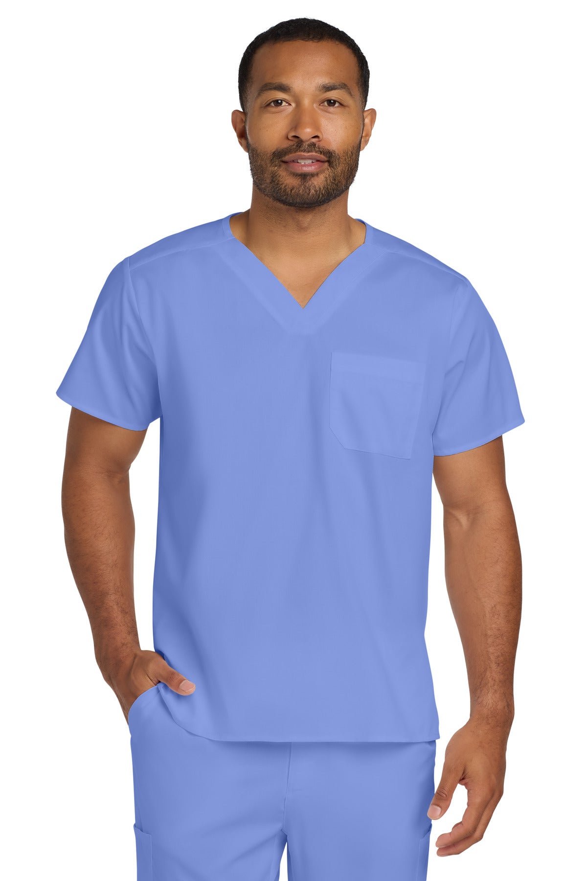 Wink® Unisex WorkFlex Chest Pocket V-Neck Top WW3160