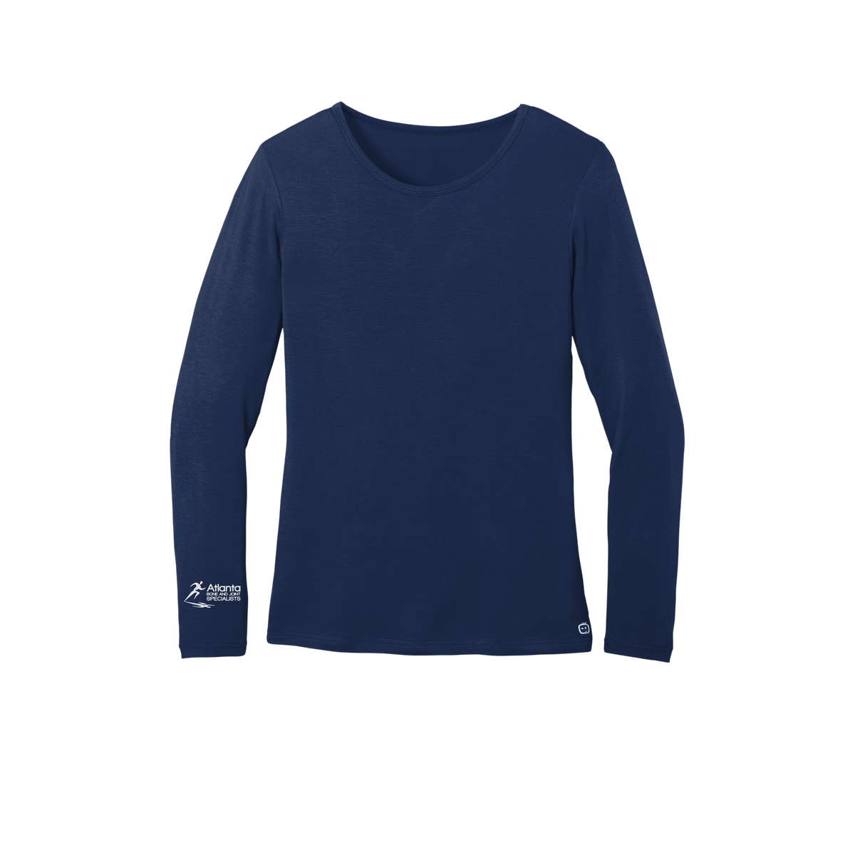 atlantaboneandjoint-wink-womens-underscrub-dtf-aboverightcuff-WW4029-navy-flat-front