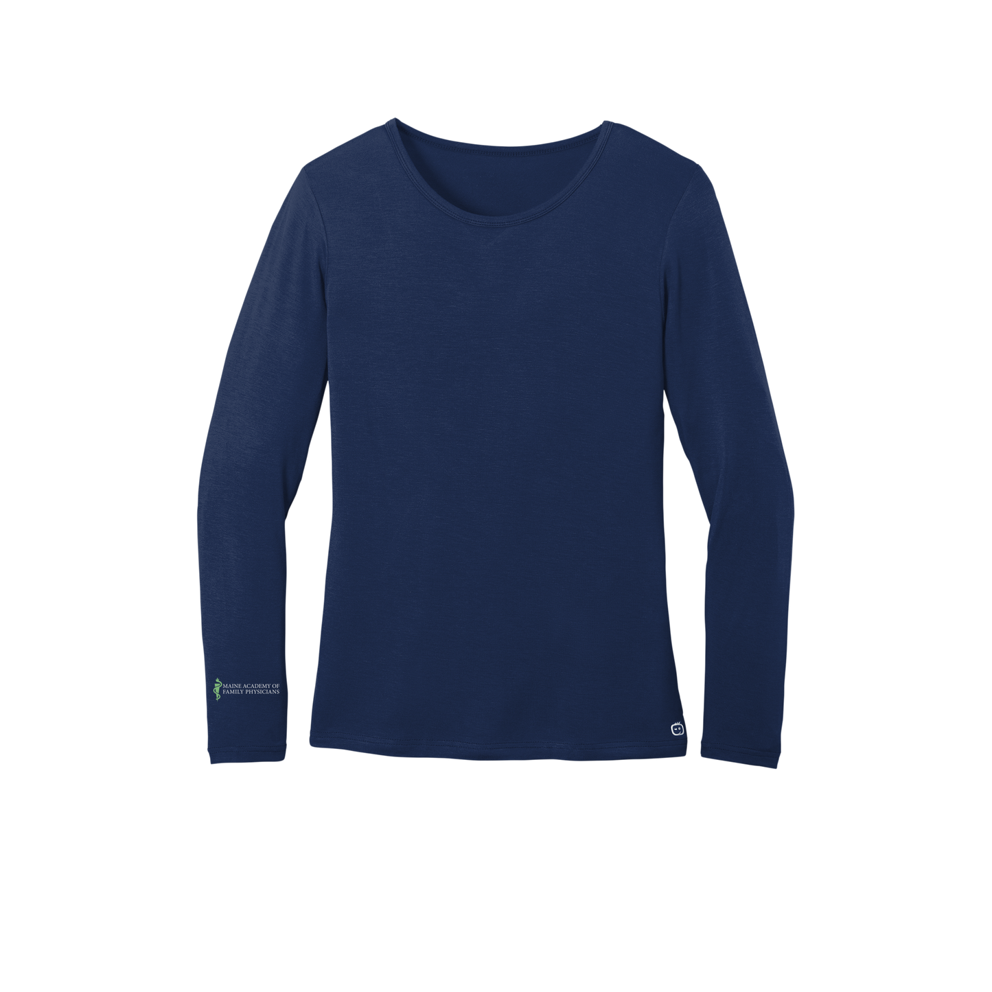 maineafp-wink-womens-underscrub-dtf-aboverightcuff-WW4029-navy-flat-front