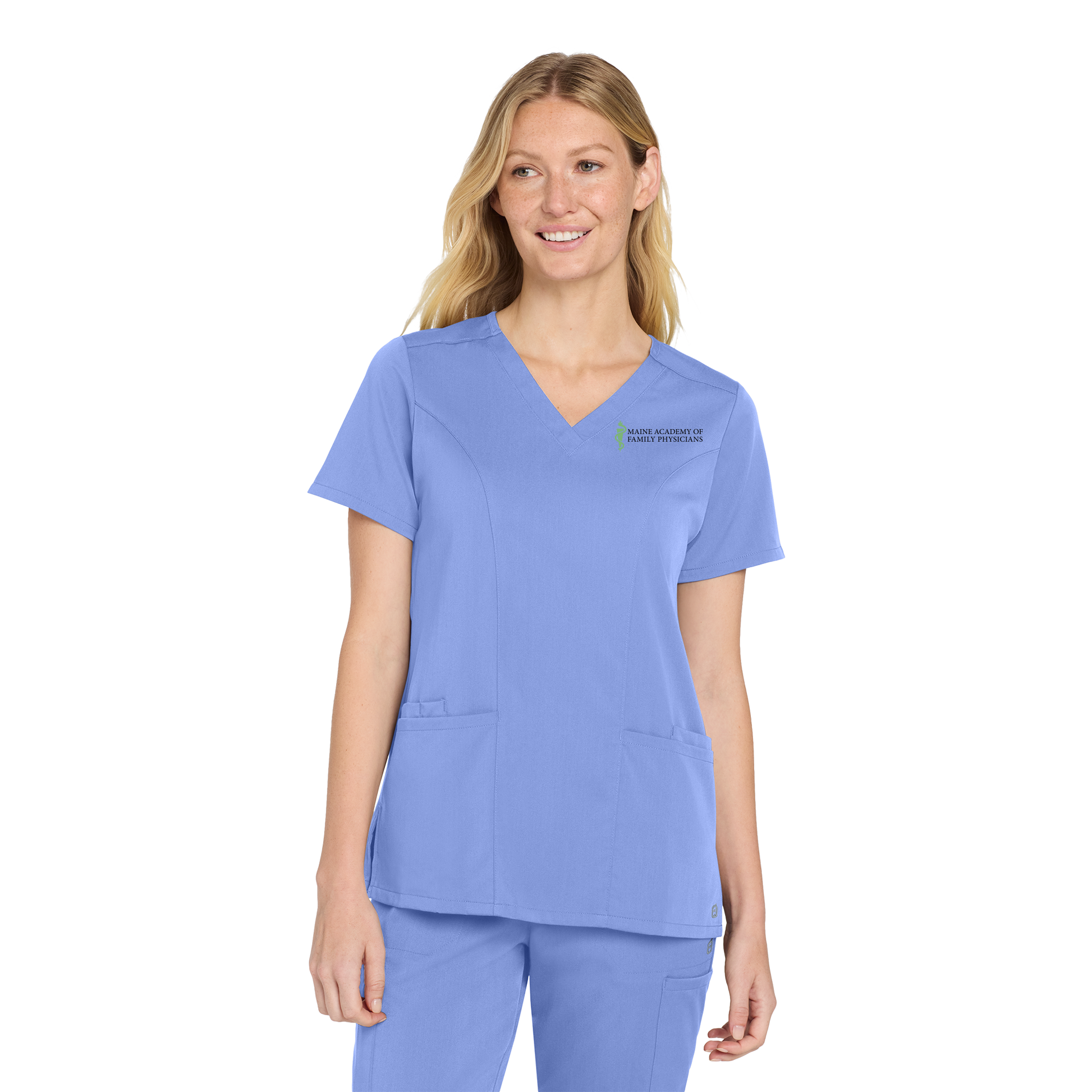 maineafp-wink-womens-premiere-flex-v-neck-primary-mockup