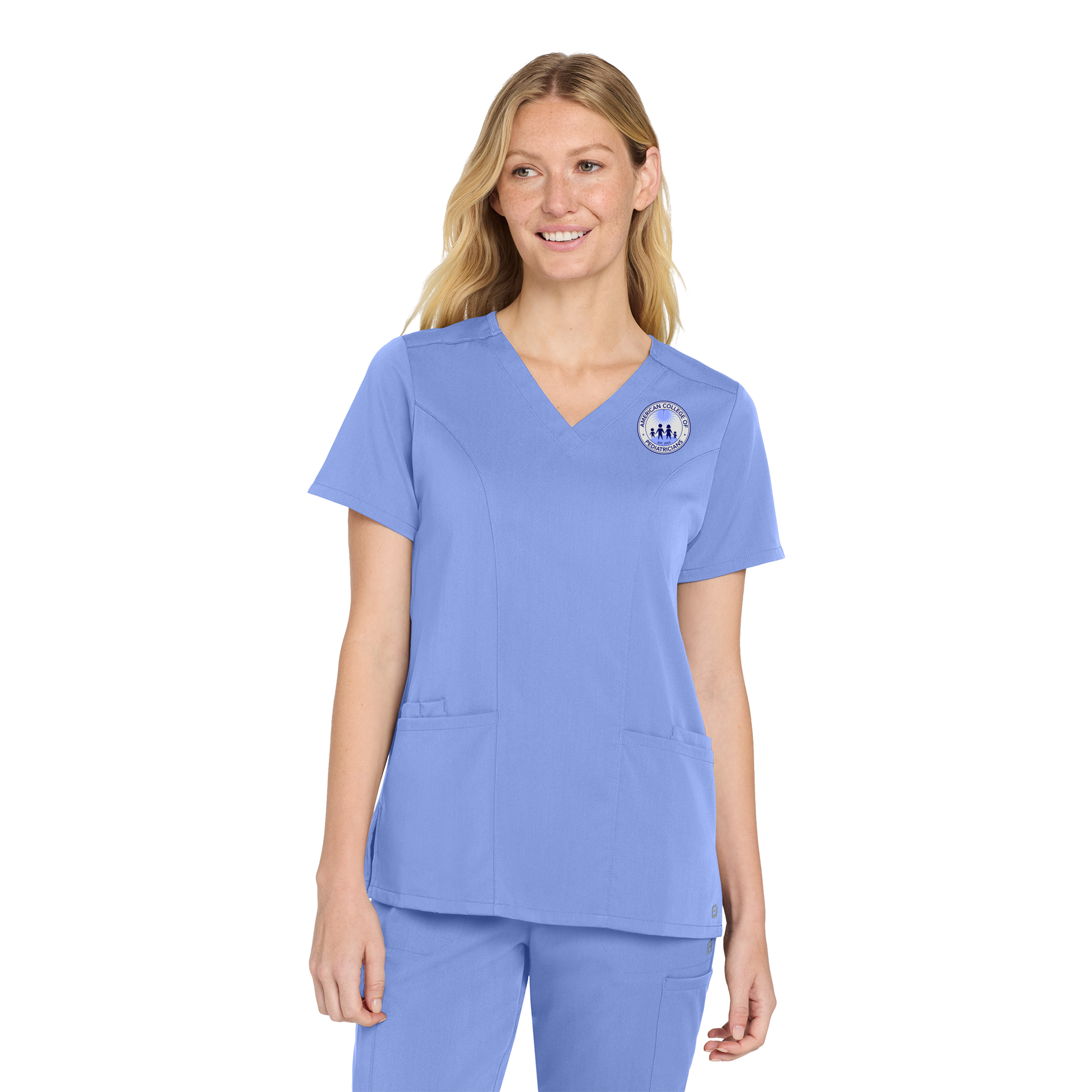 acpeds-wink-womens-premiere-flex-v-neck-primary-mockup