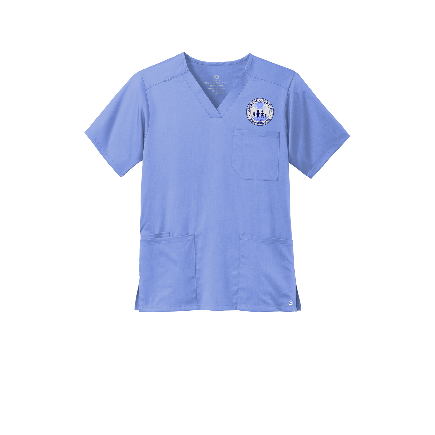 acpeds-wink-mens-premiere-flex-v-neck-embroidery-leftchest-WW5068-ceil-flat-front
