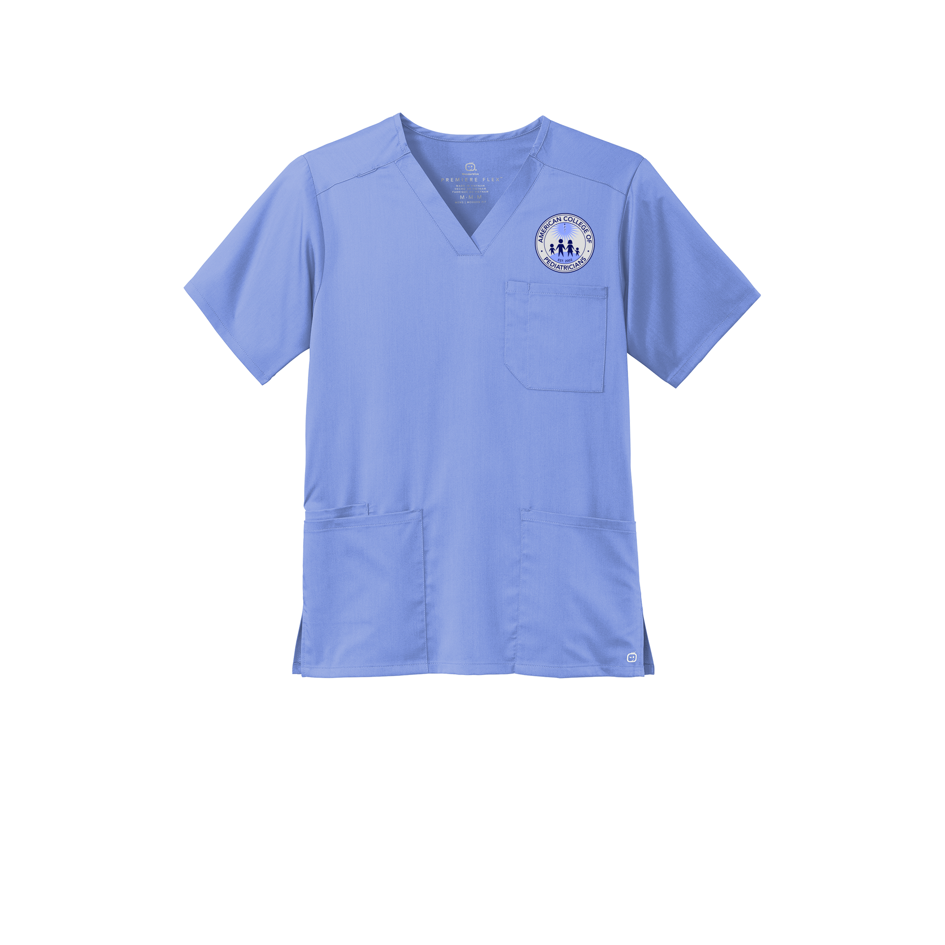 acpeds-wink-mens-premiere-flex-v-neck-embroidery-leftchest-WW5068-ceil-flat-front