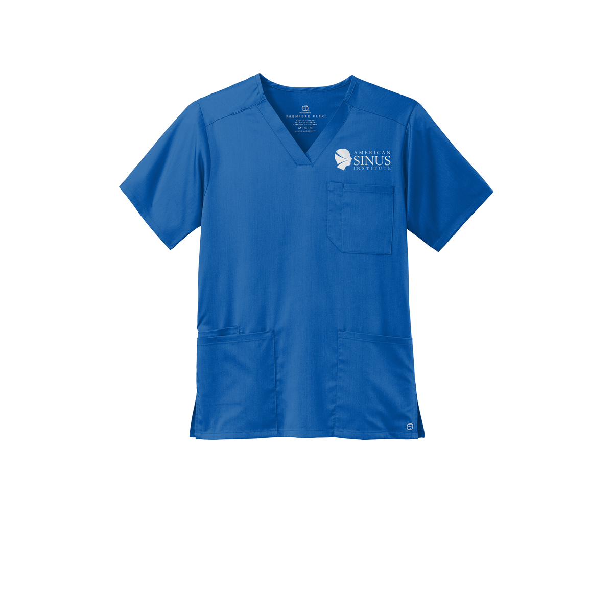 americansinus-wink-mens-premiere-flex-v-neck-embroidery-leftchest-WW5068-royal-flat-front