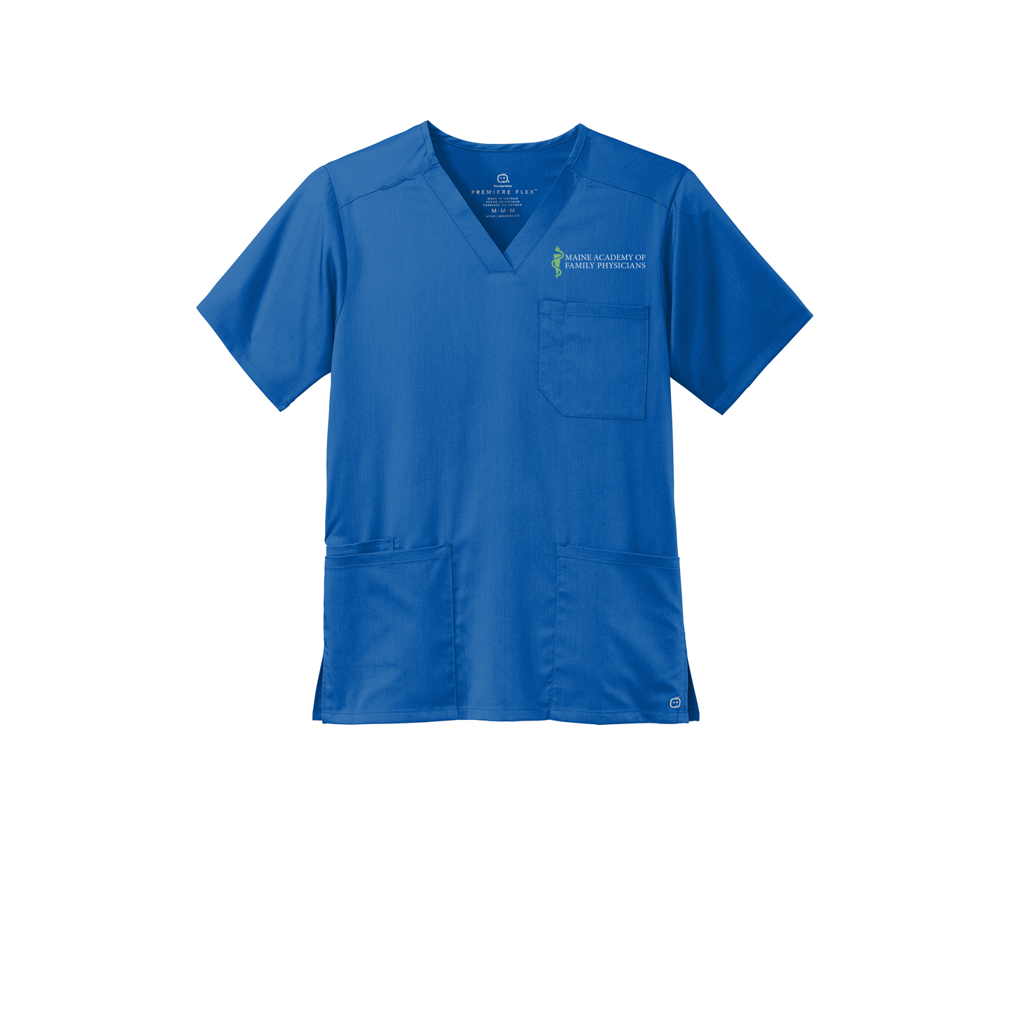maineafp-wink-mens-premiere-flex-v-neck-embroidery-leftchest-WW5068-royal-flat-front