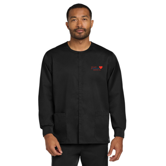 Wink® Unisex WorkFlex Snap-Front Scrub Jacket