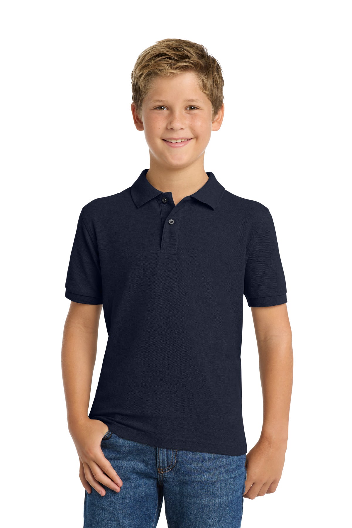 Port Authority® Youth Silk Touch™ Polo.  Y500