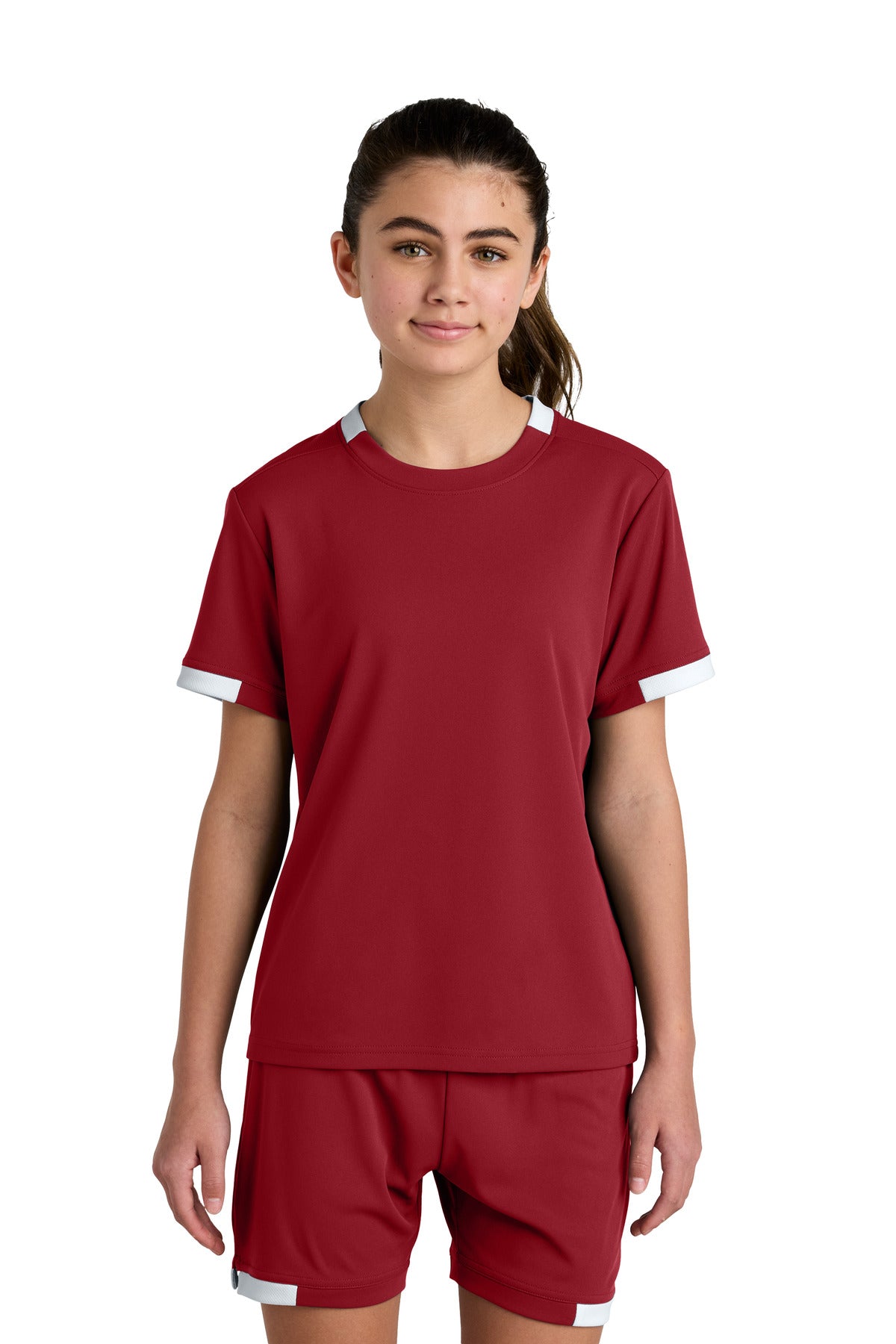 Sport-Tek® Youth Club Short Sleeve Crew YST440