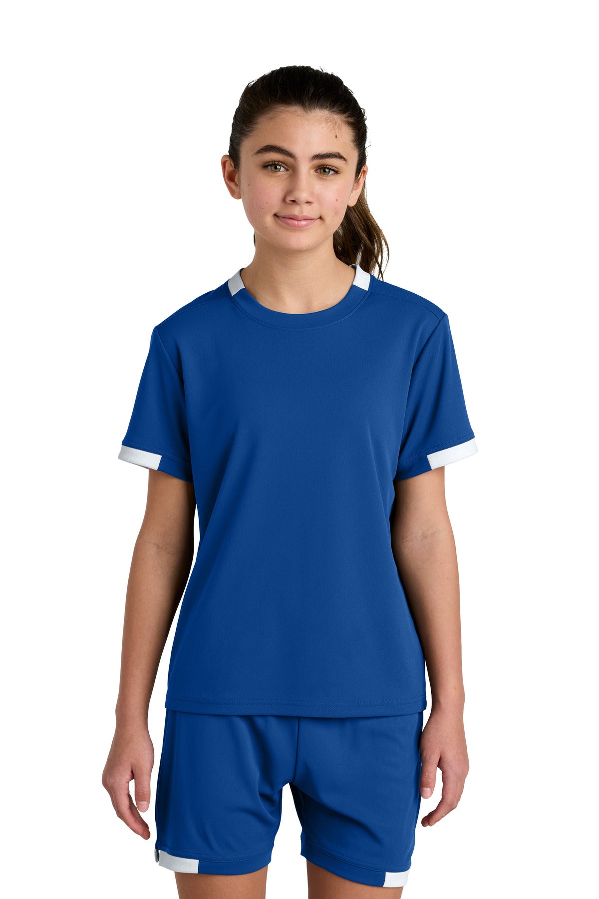 Sport-Tek® Youth Club Short Sleeve Crew YST440