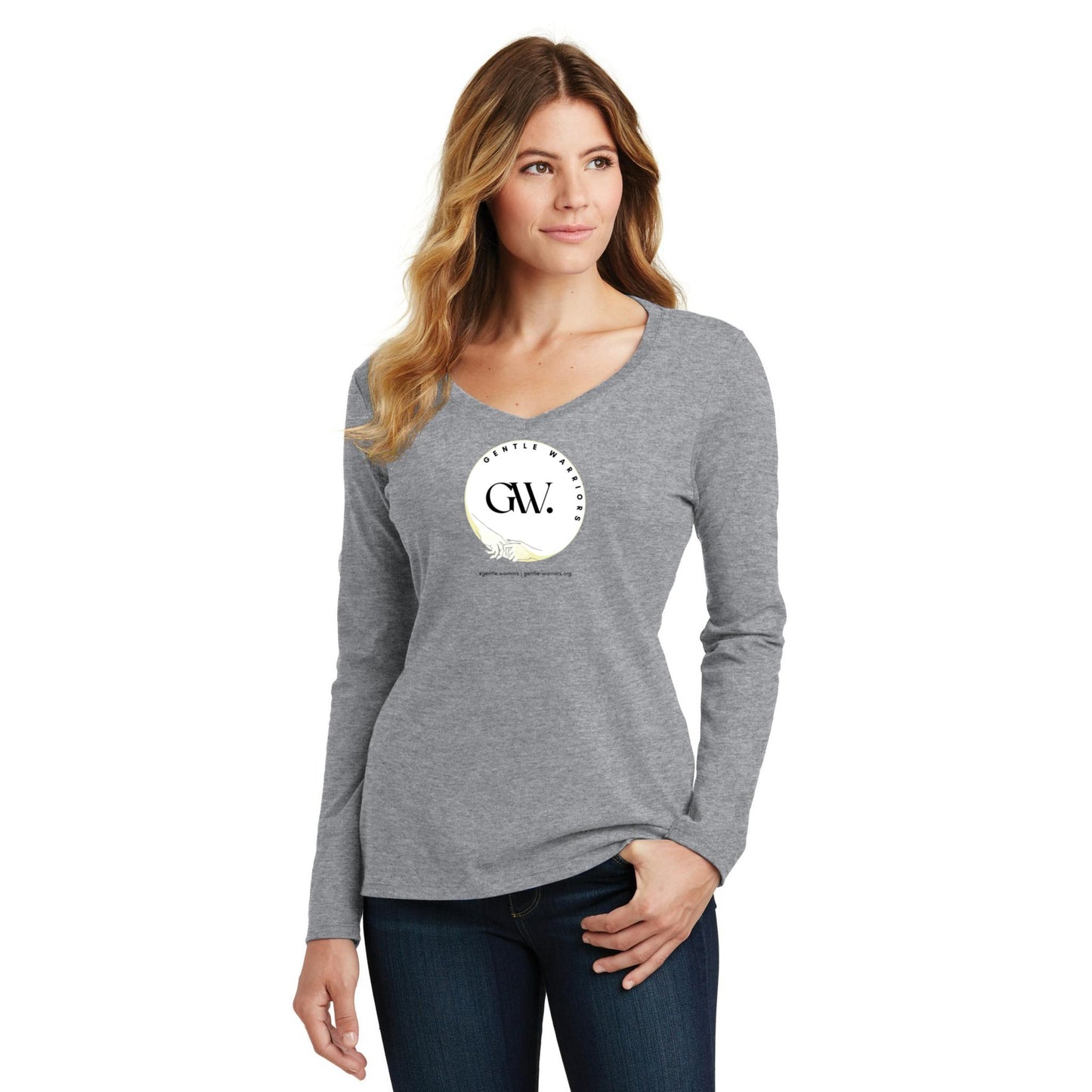 Women's Long Sleeve V-Neck Tee