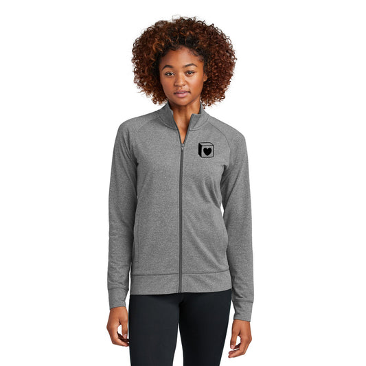 Sport-Tek® Women's Sport-Wick® Stretch Full-Zip Cadet Jacket
